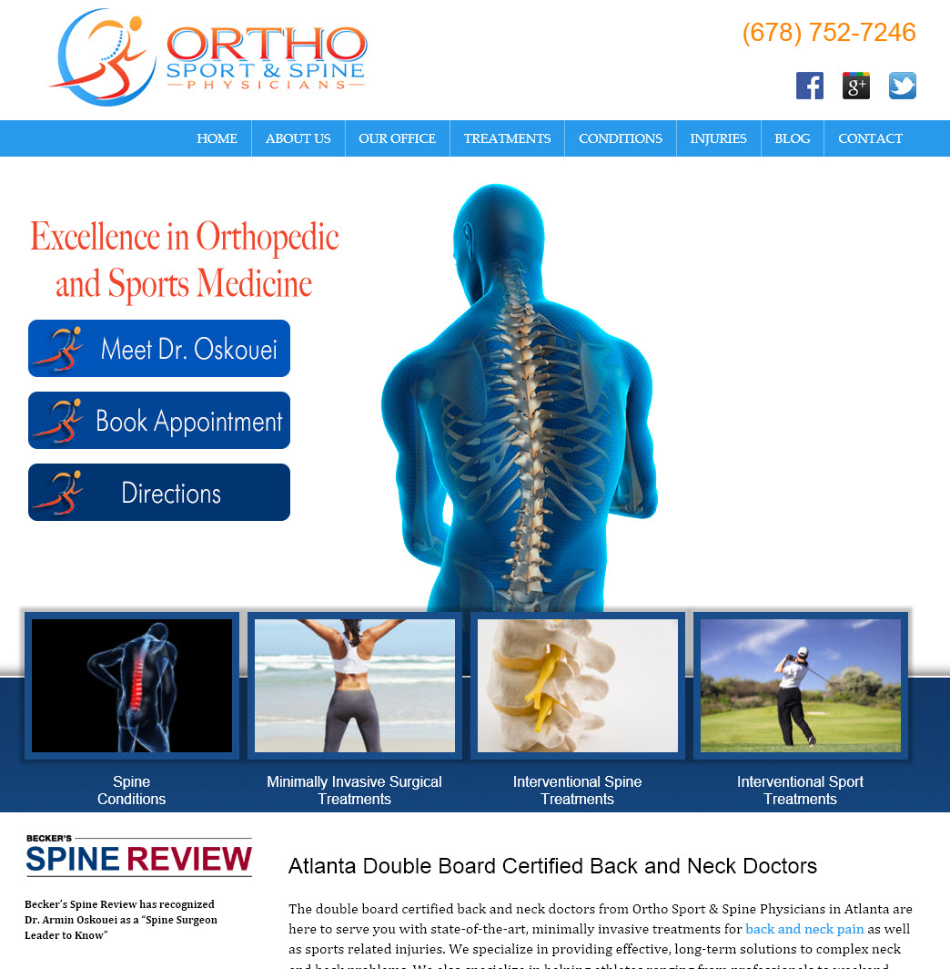 Interventional Spine Physician, Dr. Armin V. Oskouei, Opens New